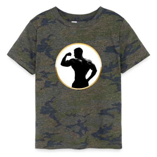 Bodybuilder: Classic Flex Emblem - Toddler Fine Jersey T-Shirt