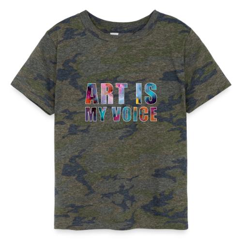 Art Is My Voice - Toddler Fine Jersey T-Shirt