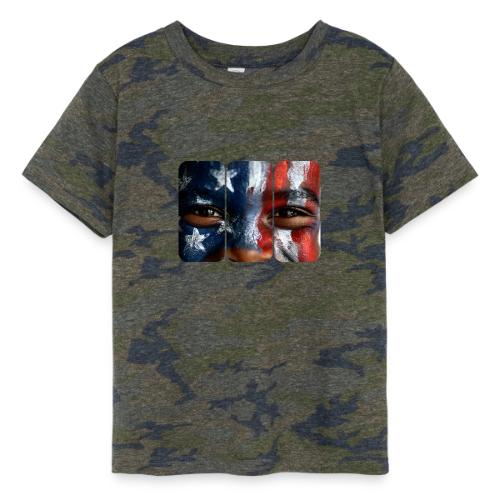 USA: Three Panels of Pride - Toddler Fine Jersey T-Shirt