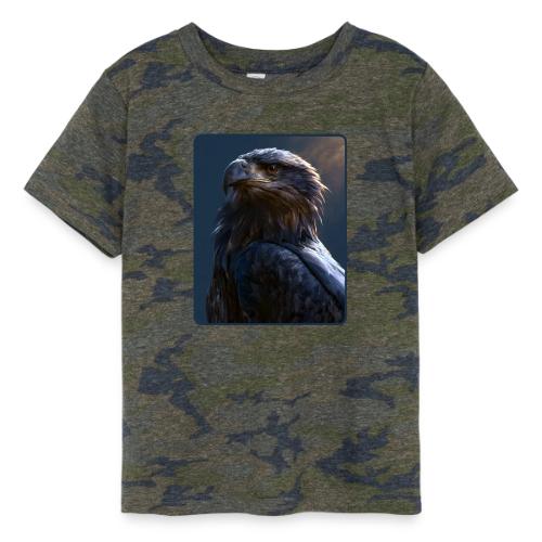 Majestic Eagle Cinematic Portrait Design - Toddler Fine Jersey T-Shirt