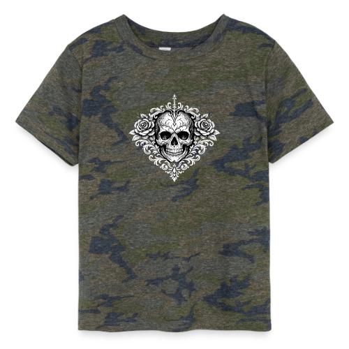 Gothic Filigree Skull - Toddler Fine Jersey T-Shirt
