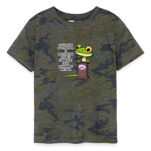 Public Comment Lizard Design - Toddler Fine Jersey T-Shirt