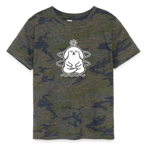 Cute Meditating Bunny Zen Yoga Animal - Toddler Fine Jersey T-Shirt