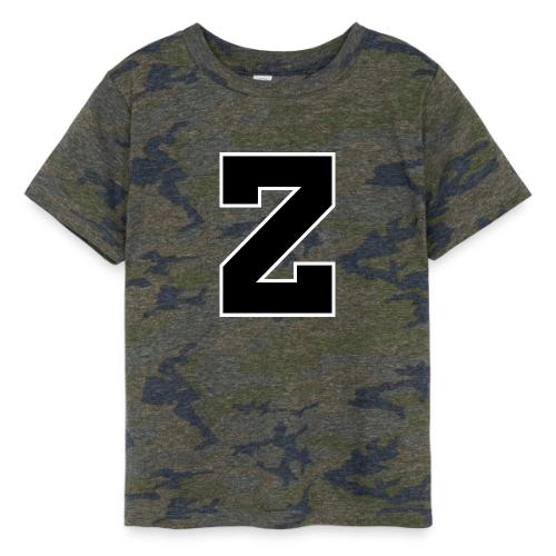 Varsity Letter Z Athletic Font Design - Toddler Fine Jersey T-Shirt