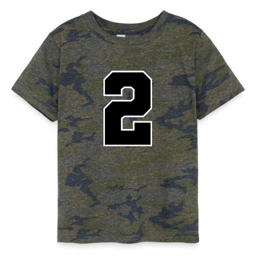 Varsity Number 2 Sports Design - Toddler Fine Jersey T-Shirt