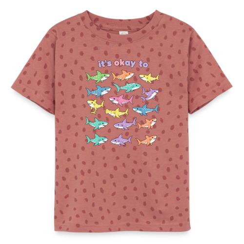 It’s Okay To – Cute Pastel Shark - Toddler Fine Jersey T-Shirt