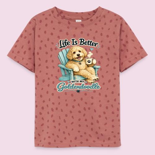Life Is Better With My Goldendoodle - Toddler Fine Jersey T-Shirt