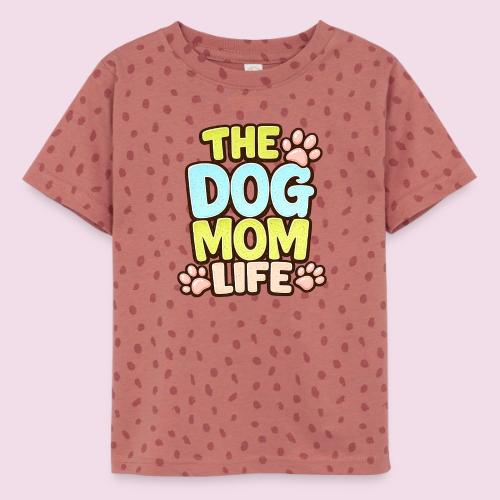 The Dog Mom Life Retro Vintage Dog Lover - Toddler Fine Jersey T-Shirt