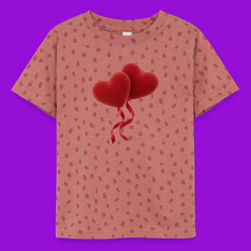 Two hearts together - Toddler Fine Jersey T-Shirt