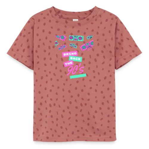 Bring Back The 90s Nostalgia Design| Retro 90s Art - Toddler Fine Jersey T-Shirt