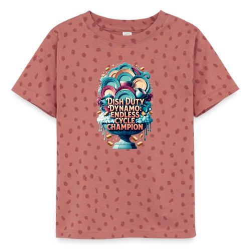 Dish Duty Dynamo T Shirt, Endless Cycle Champion - Toddler Fine Jersey T-Shirt