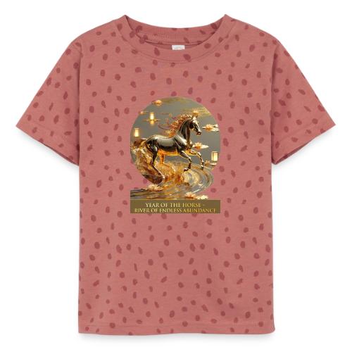 Year of the Horse Abundance T Shirt, Lunar NY Gift - Toddler Fine Jersey T-Shirt