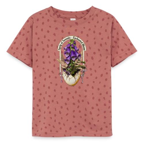 Spring Serenity Foxglove Tee, Easter Gift for wife - Toddler Fine Jersey T-Shirt