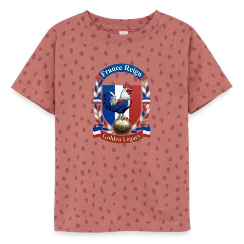 France Rooster Reign T-Shirt, Tricolore Pride Gift - Toddler Fine Jersey T-Shirt
