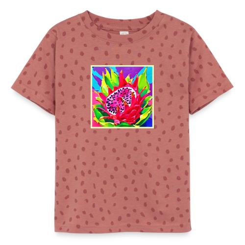 Neon Dragon Fruit Splendor - Toddler Fine Jersey T-Shirt