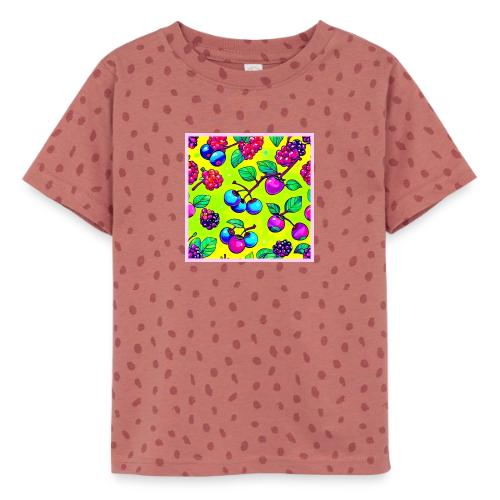 Bright Berry Fruit Pattern - Toddler Fine Jersey T-Shirt