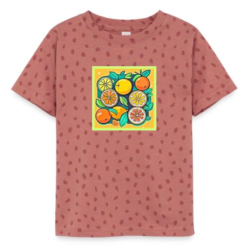 Citrus Fruit Art Design - Toddler Fine Jersey T-Shirt
