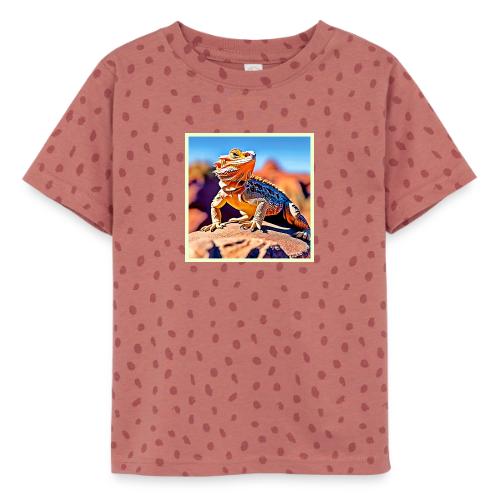 Desert Lizard Close-up Design - Toddler Fine Jersey T-Shirt