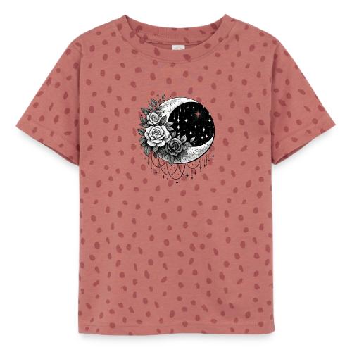 Crescent Moon Floral - Toddler Fine Jersey T-Shirt