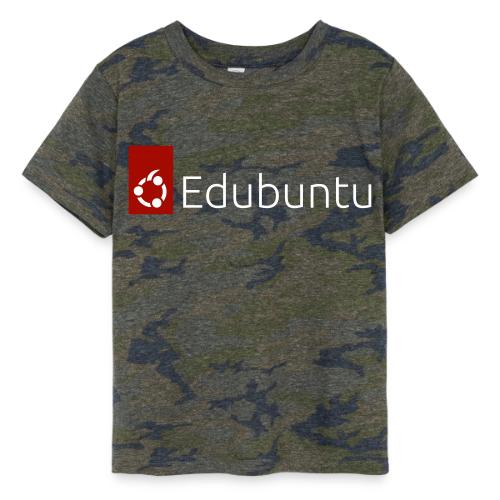 Edubuntu Logo 2023 - White - Toddler Fine Jersey T-Shirt