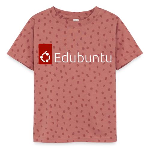 Edubuntu Logo 2023 - White - Toddler Fine Jersey T-Shirt