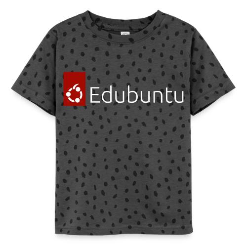 Edubuntu Logo 2023 - White - Toddler Fine Jersey T-Shirt
