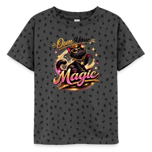 Own Your Magic – Glam Black Cat - Toddler Fine Jersey T-Shirt