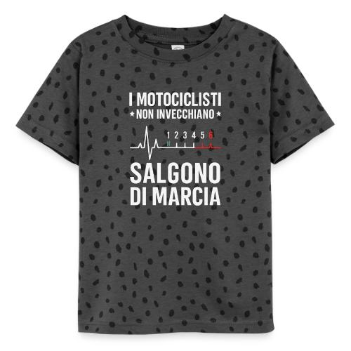 Motorcyclists Never Age Heartbeat Design - Toddler Fine Jersey T-Shirt