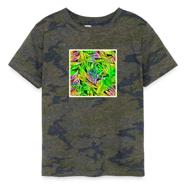 Vibrant Plant Strokes Design