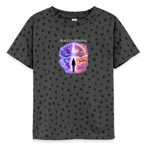 Reality Is Optional Cosmic Reality Shifting Portal - Toddler Fine Jersey T-Shirt