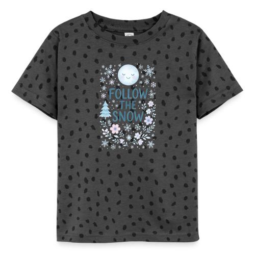 Follow the Snow – Cozy Winter Watercolor - Toddler Fine Jersey T-Shirt