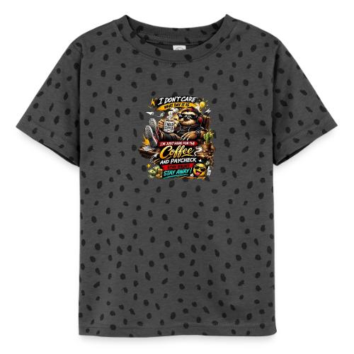 Just Here for Coffee and Paycheck - Toddler Fine Jersey T-Shirt