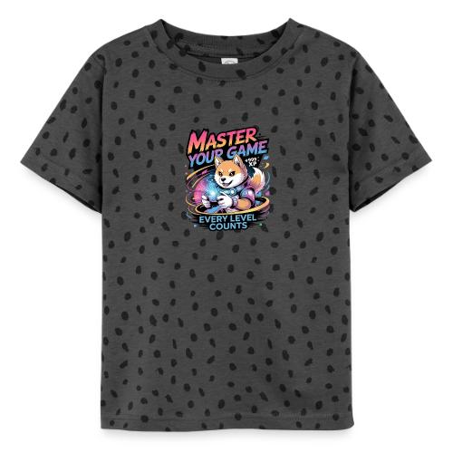 Cute Gamer Shiba Inu Level Up - Toddler Fine Jersey T-Shirt