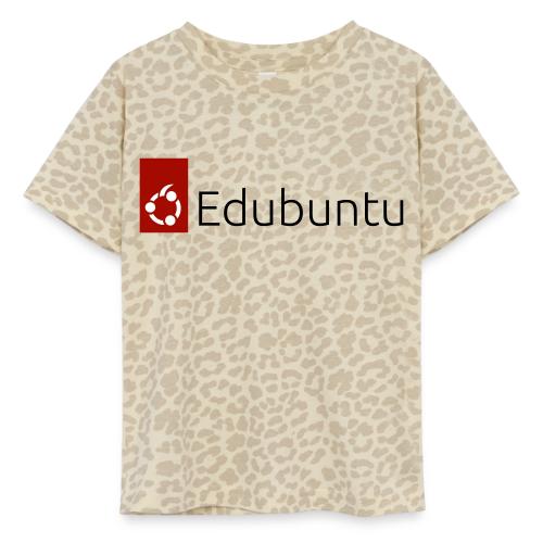 Edubuntu Logo 2023 - Black - Toddler Fine Jersey T-Shirt