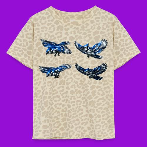 Silver Blue Jay Flight Stages - Toddler Fine Jersey T-Shirt