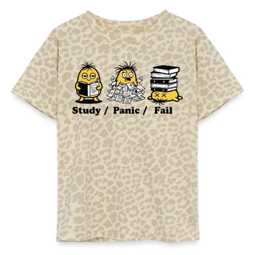 Funny Student Study Panic Fail Back To School - Toddler Fine Jersey T-Shirt
