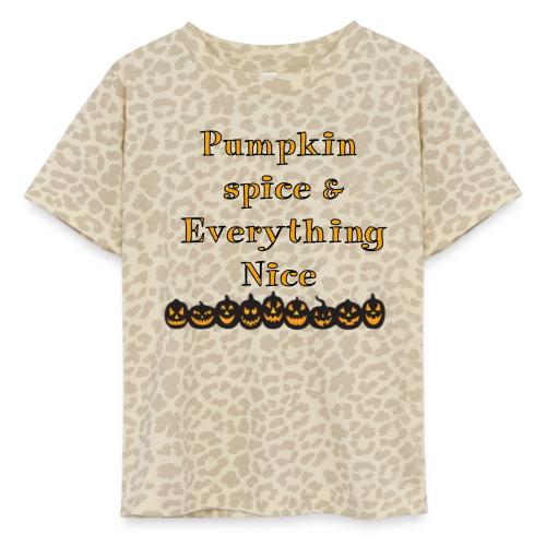 Pumpkin spice& everything nice - Toddler Fine Jersey T-Shirt