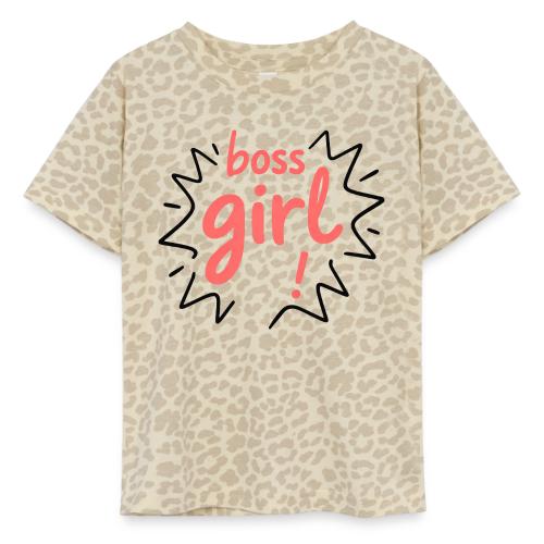 Boss Girl Bold Feminist Statement - Toddler Fine Jersey T-Shirt