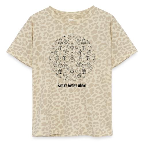 Santa's Festive Wheel T-Shirt - Toddler Fine Jersey T-Shirt