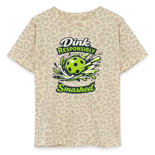 Dink Responsibly Don’t Get Smashed Pickleball Art - Toddler Fine Jersey T-Shirt