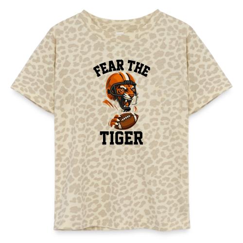 Fear The Tiger Football Helmet T-Shirt - Toddler Fine Jersey T-Shirt