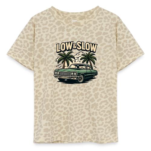 Classic Lowrider Car | Low & Slow Retro T-Shirt - Toddler Fine Jersey T-Shirt