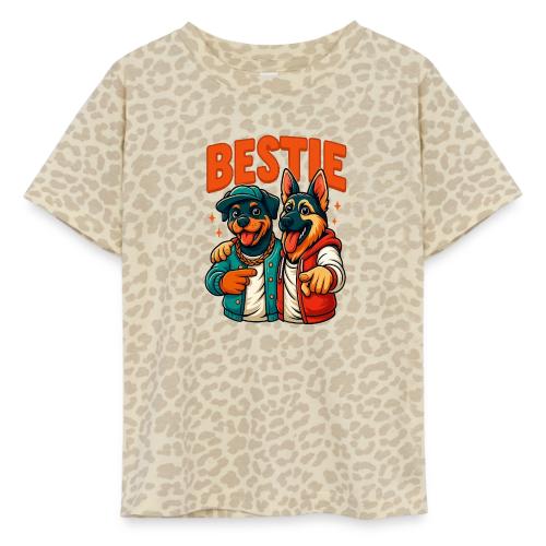 Hip Hop Dog Besties Shirt for Friends & Pet Lovers - Toddler Fine Jersey T-Shirt