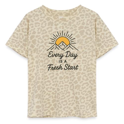 Inspirational Mountain Sunrise Motif - Toddler Fine Jersey T-Shirt