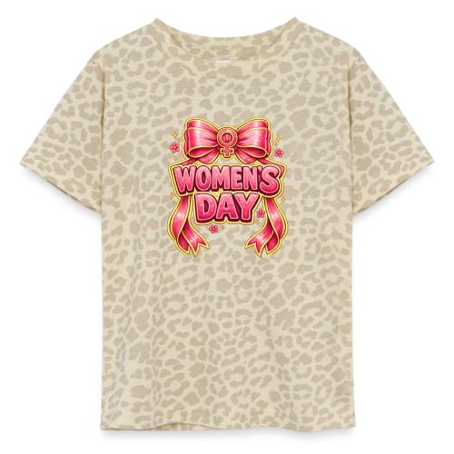 Cute Pink Bow Women’s Day Feminist Symbol - Toddler Fine Jersey T-Shirt