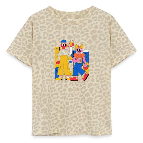 Bold Geometric Duo Pop Art - Toddler Fine Jersey T-Shirt