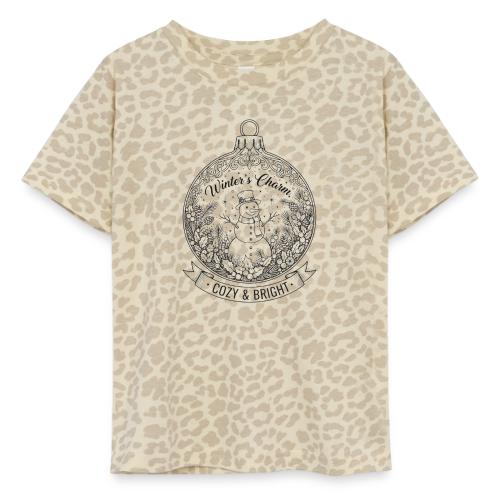 Festive Snowman T-Shirt - Toddler Fine Jersey T-Shirt