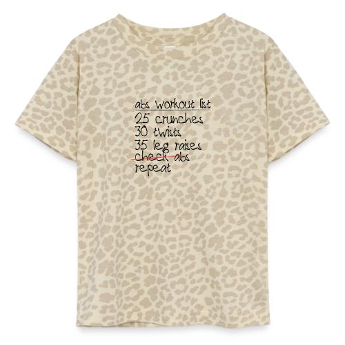 Abs Workout List - Toddler Fine Jersey T-Shirt