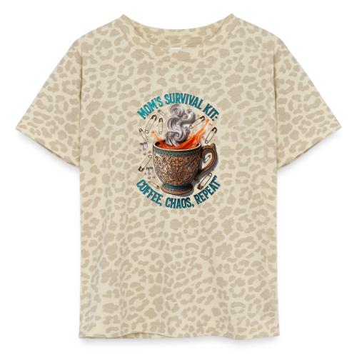 Mom's Survival Kit Tee | Coffee Chaos - Toddler Fine Jersey T-Shirt