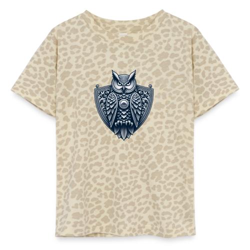 Night Watch Owl T Shirt, Sarcastic Dad Gift - Toddler Fine Jersey T-Shirt